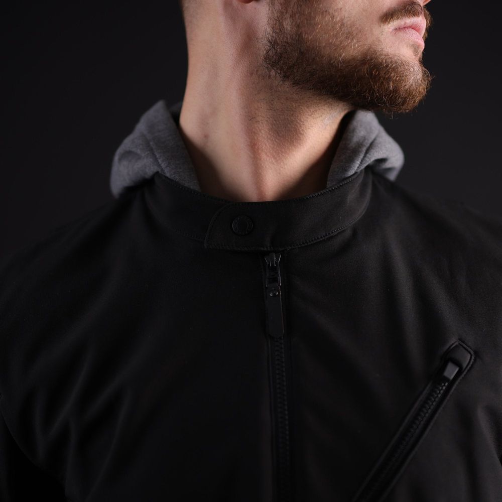 Oxford Faringdon Textile Jacket Stealth Black