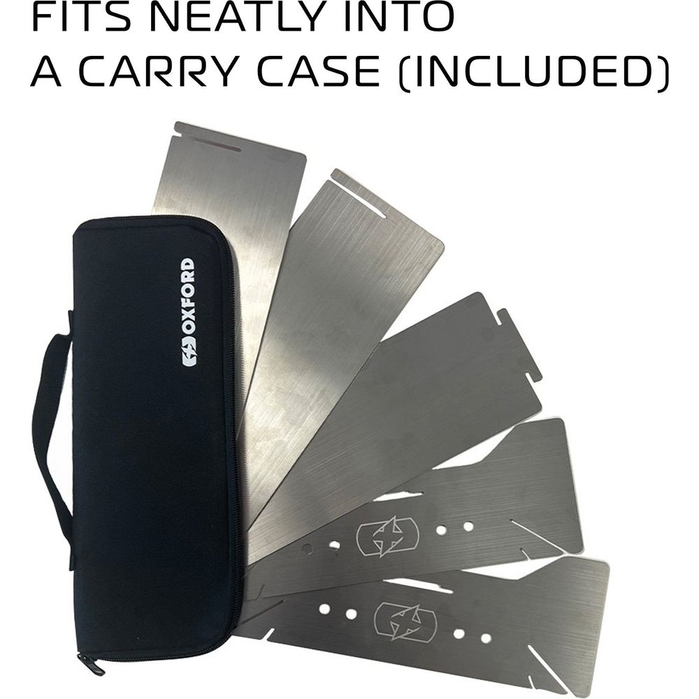 Oxford Fire Pit Silver With Carry Case For Panniers