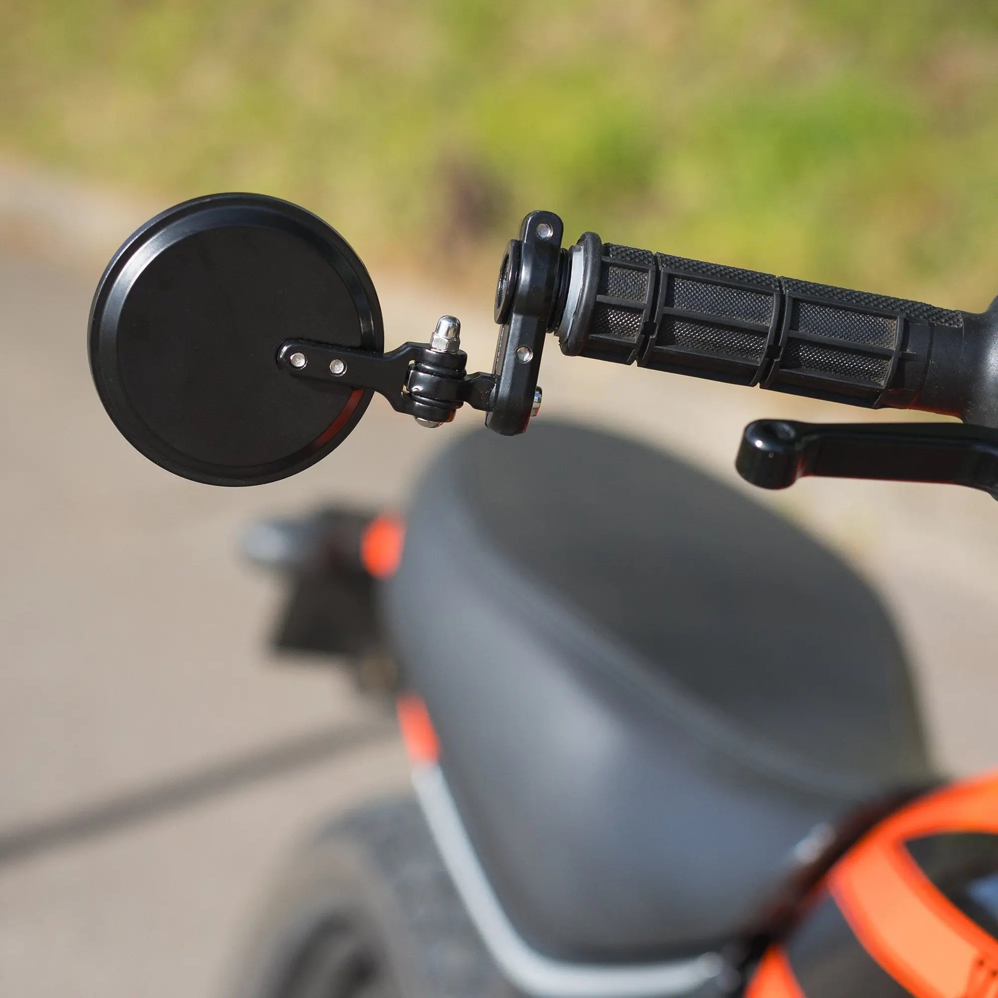 Oxford Fold-Away Bar End Mirrors Set Black - FREE UK Shipping, FREE 365 Day Returns | Moto Central
