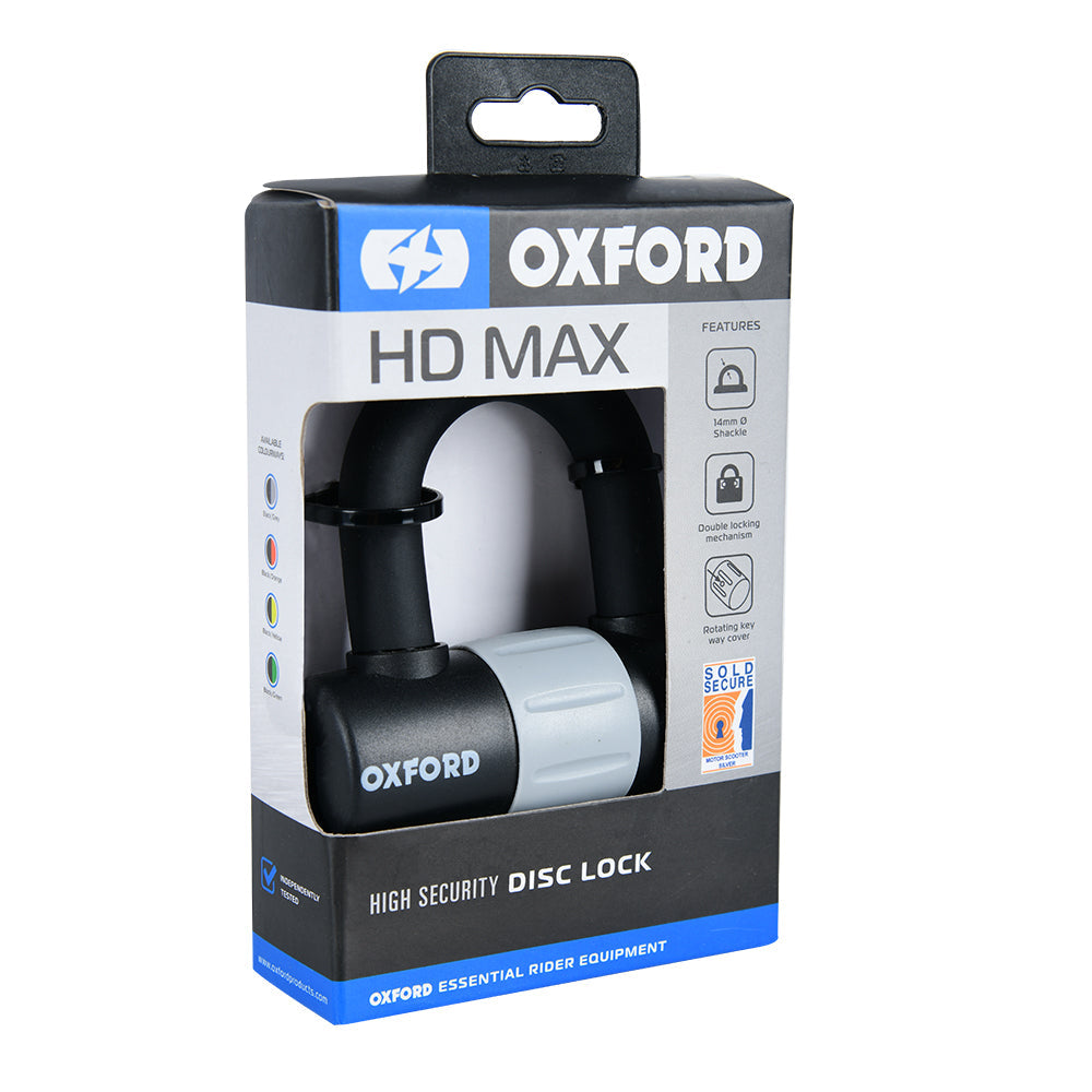Oxford HD Max Disc Lock Black