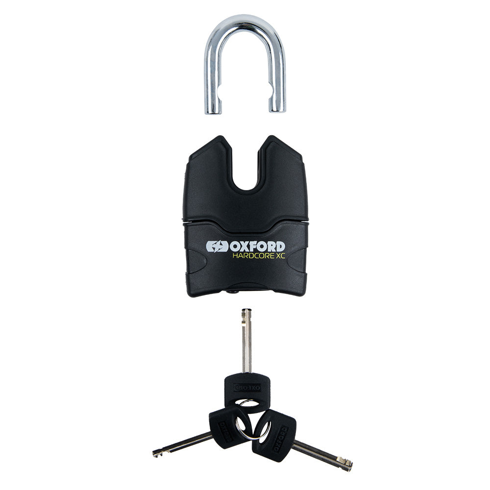 Oxford Hardcore XC13 Padlock Black - 11mm