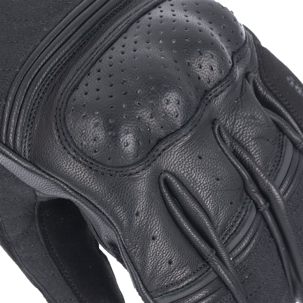 Oxford Hardy Leather / Textile Gloves Black