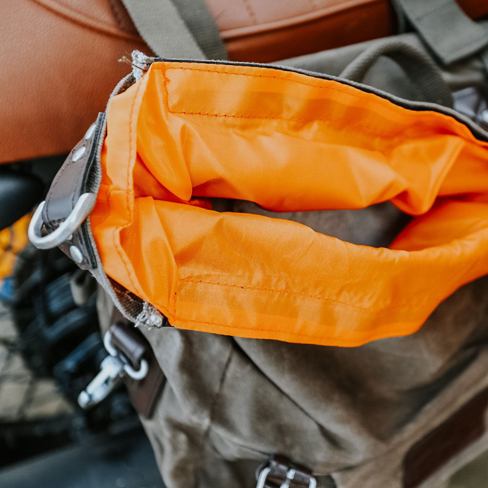 Oxford Heritage Pannier Bag Khaki - 40 Litres