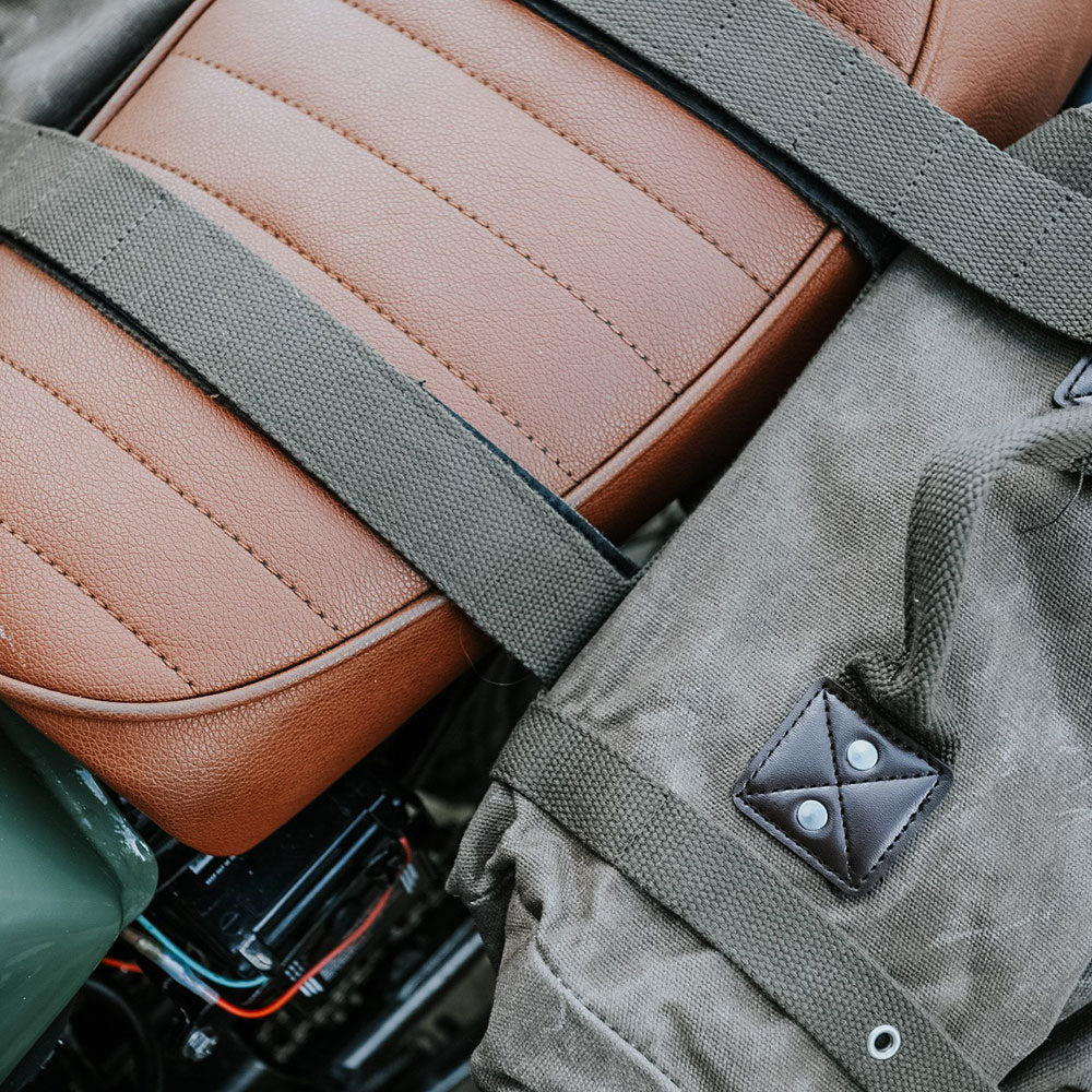 Oxford Heritage Pannier Bag Khaki - 40 Litres