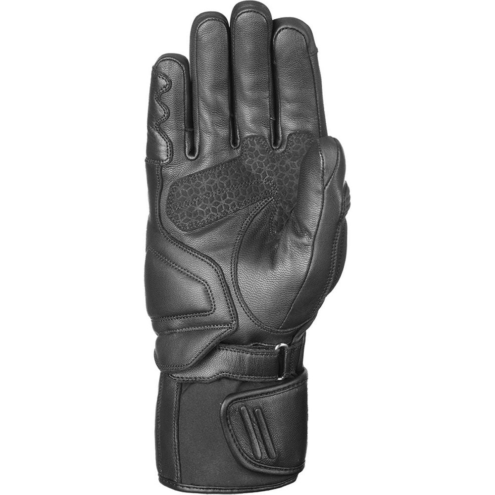 Oxford Hexham Waterproof Leather Gloves Tech Black