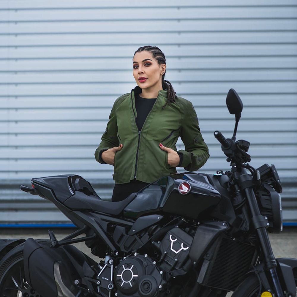 Oxford Iota 1.0 Air Ladies Textile Jacket Khaki