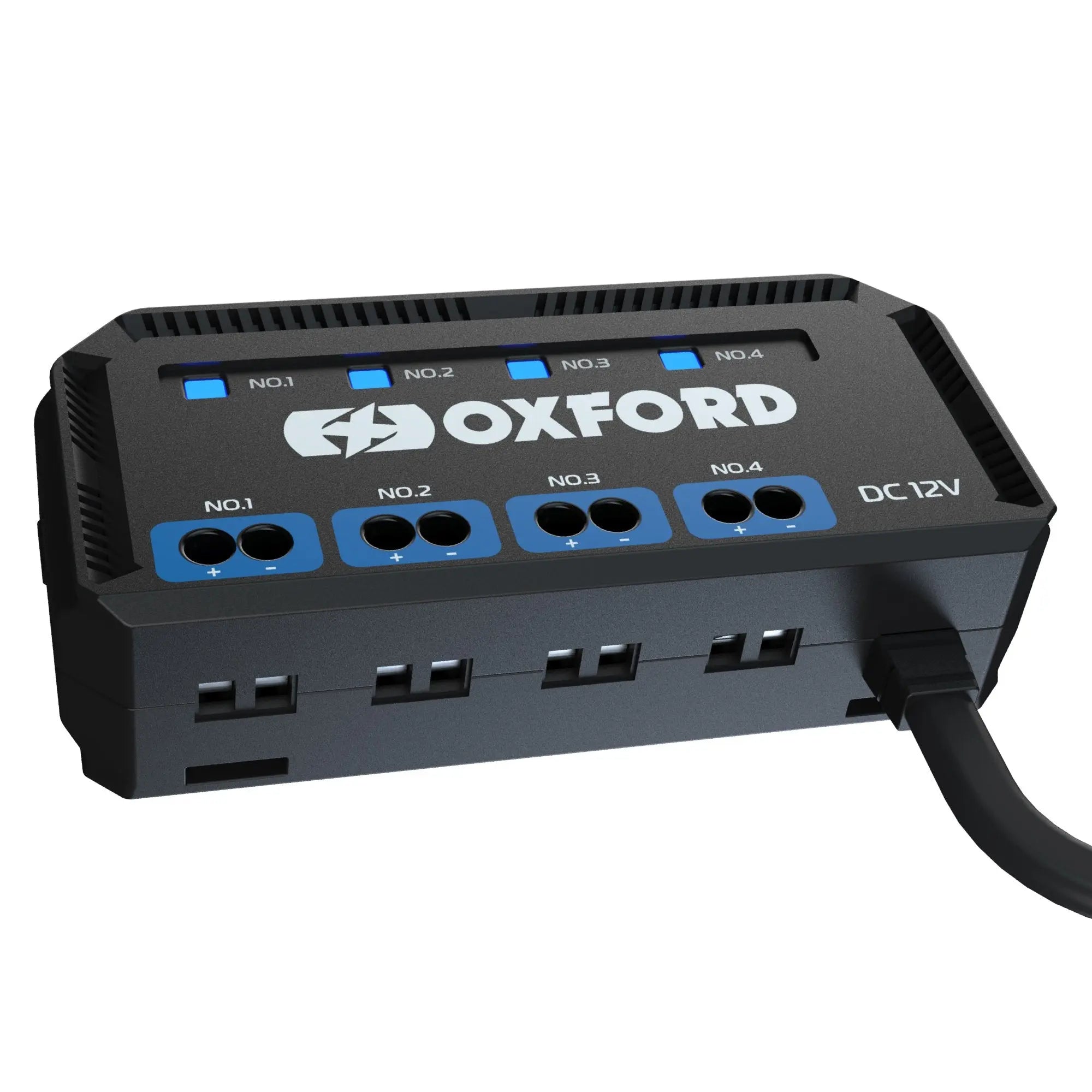 Oxford Junction Box -12V With Fused Power Outlets - FREE UK Shipping, FREE 365 Day Returns | Moto Central