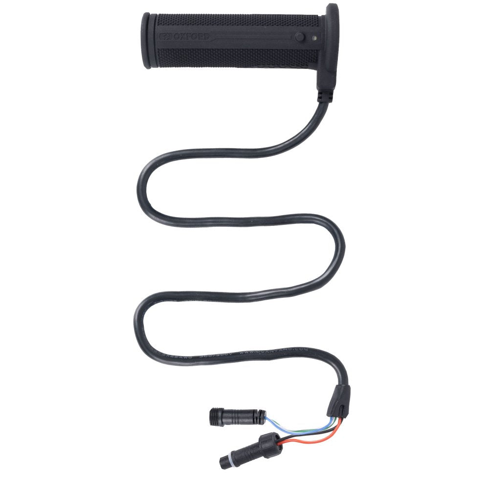 Oxford Left Replacement Grip Black For Pro Touring HotGrips