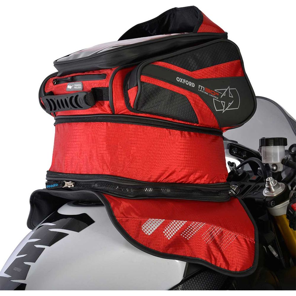 Oxford M30R Tank Bag Red - 30 Litres