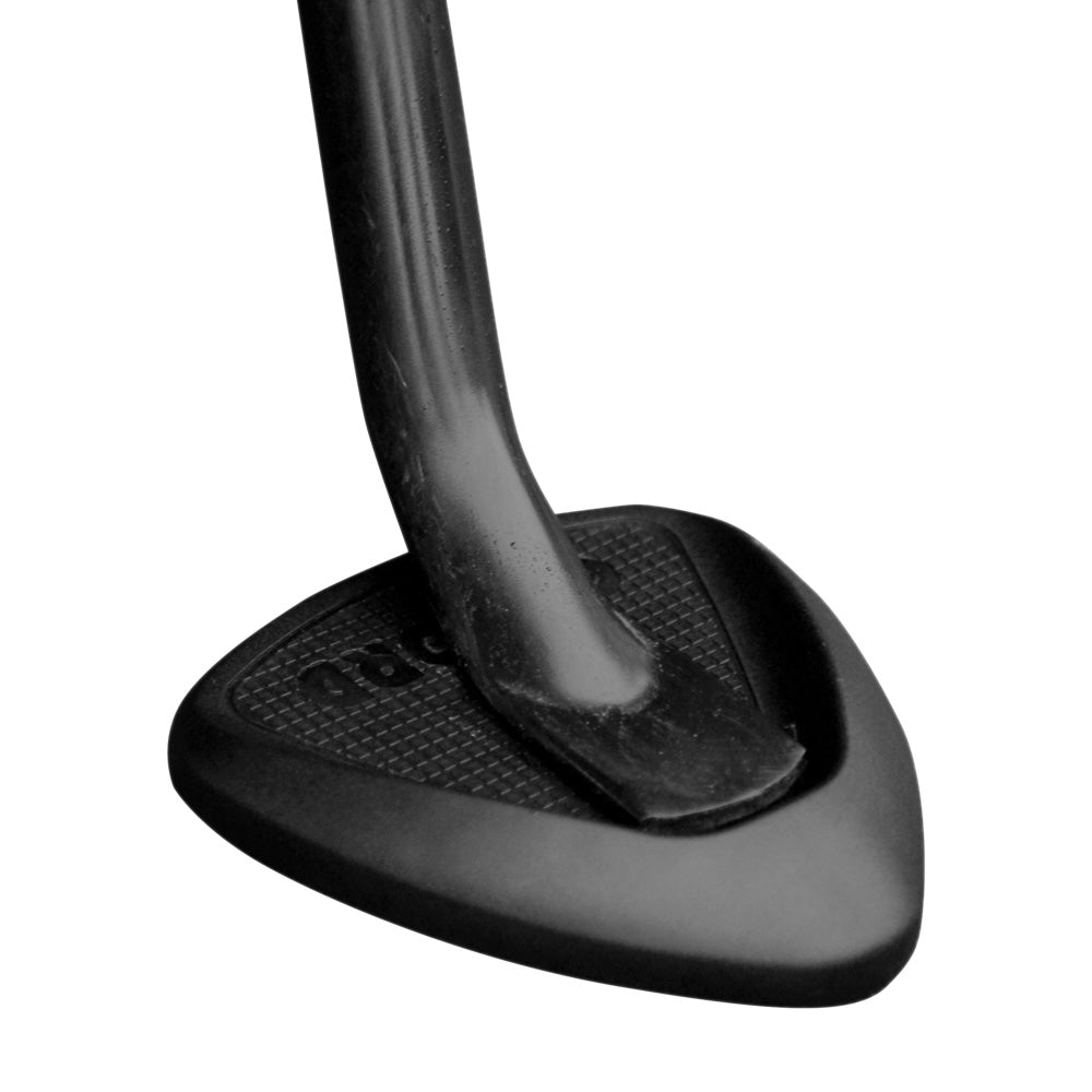 Oxford Magnimate Side Stand Support Black, with a motorcycle side stand