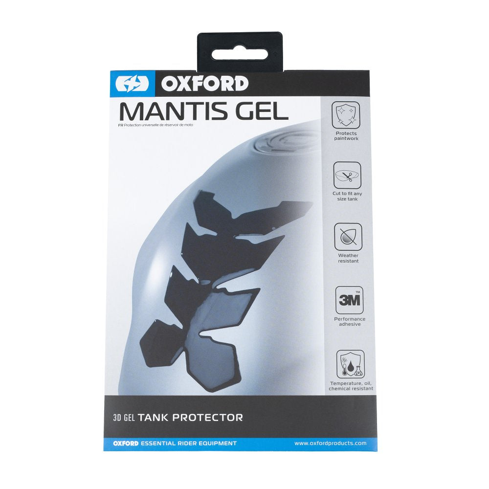 Oxford Mantis Gel Tank Pad Black