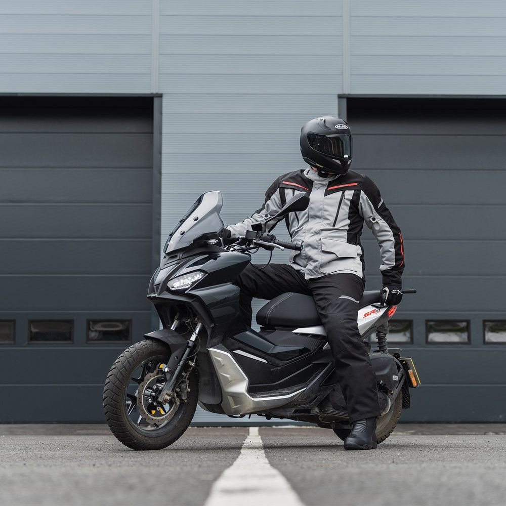 Oxford Metro 2.0 Textile Jacket Grey / Black / Red