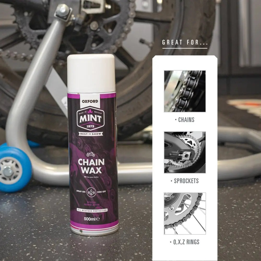 Oxford Mint Chain Wax - FREE UK Shipping, FREE 365 Day Returns | Moto Central