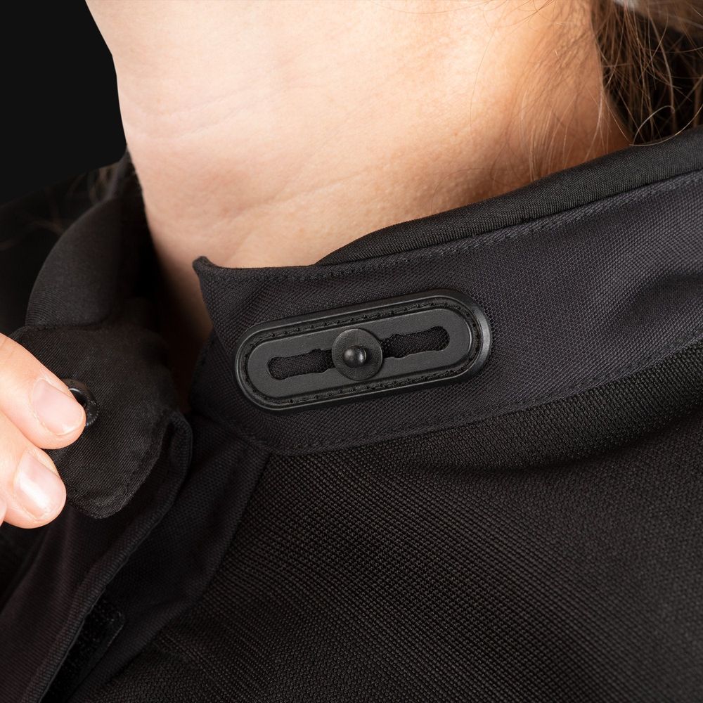 Oxford Mondial 2.0 Ladies Textile Jacket Black / Coral