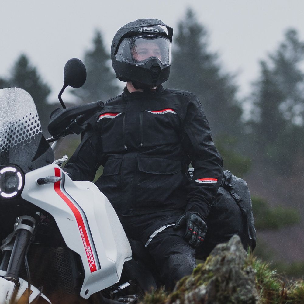 Oxford Mondial 2.0 Textile Jacket Tech Black