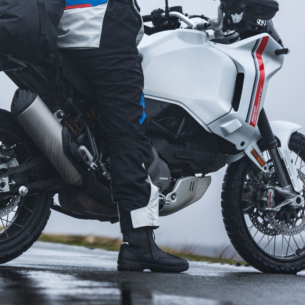 Oxford Mondial 2.0 Textile Trouser Grey / Blue / Red