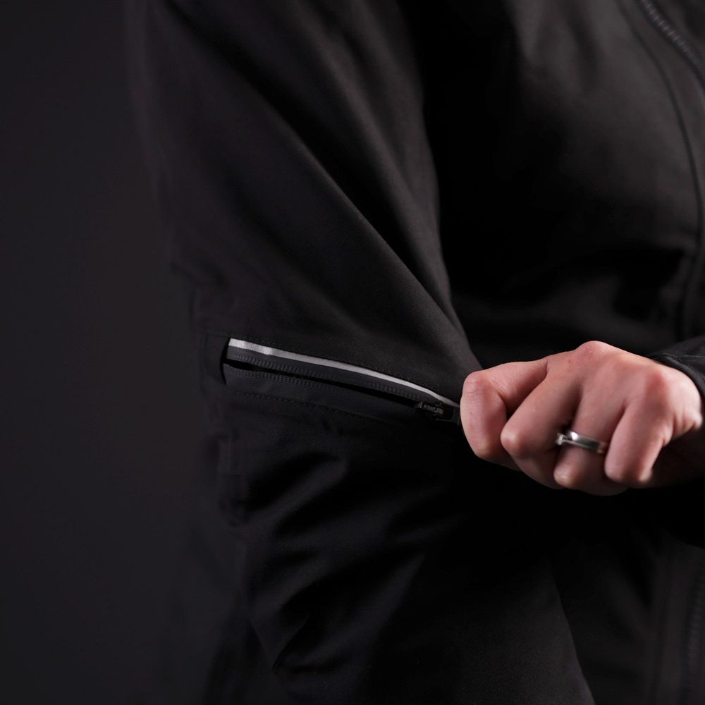 Oxford Mondial Street Dry2Dry Ladies Textile Jacket Black