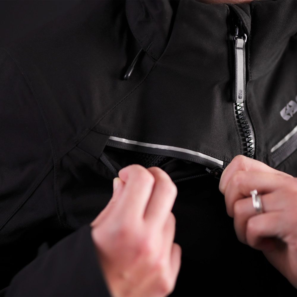 Oxford Mondial Street Dry2Dry Ladies Textile Jacket Black