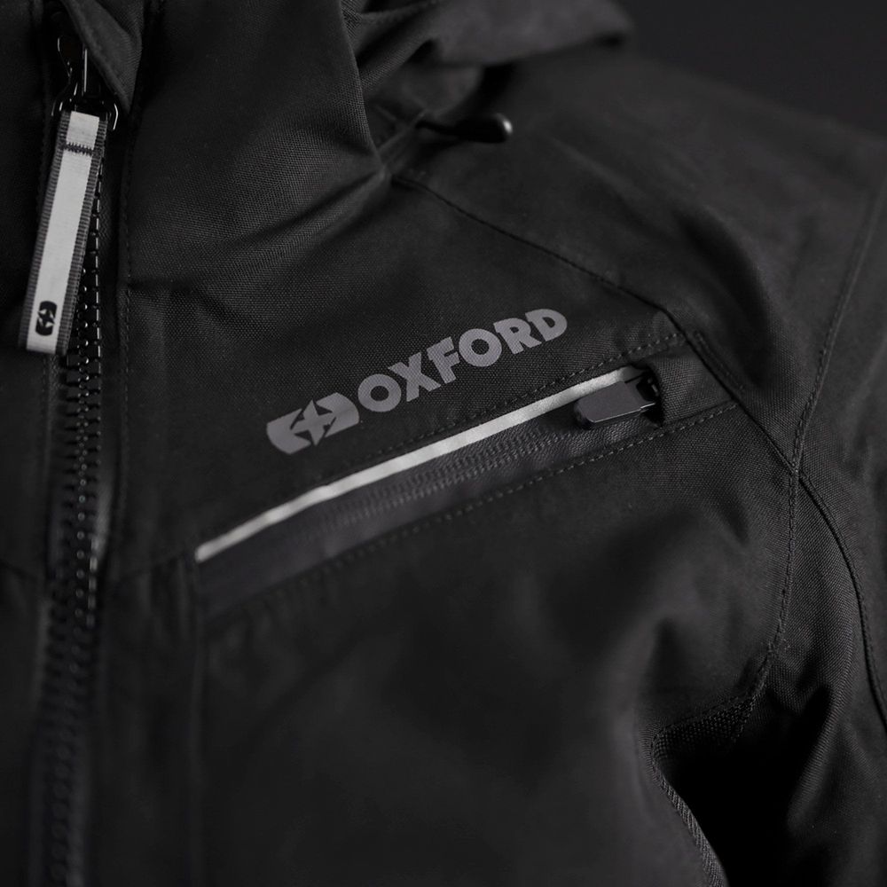 Oxford Mondial Street Dry2Dry Ladies Textile Jacket Black