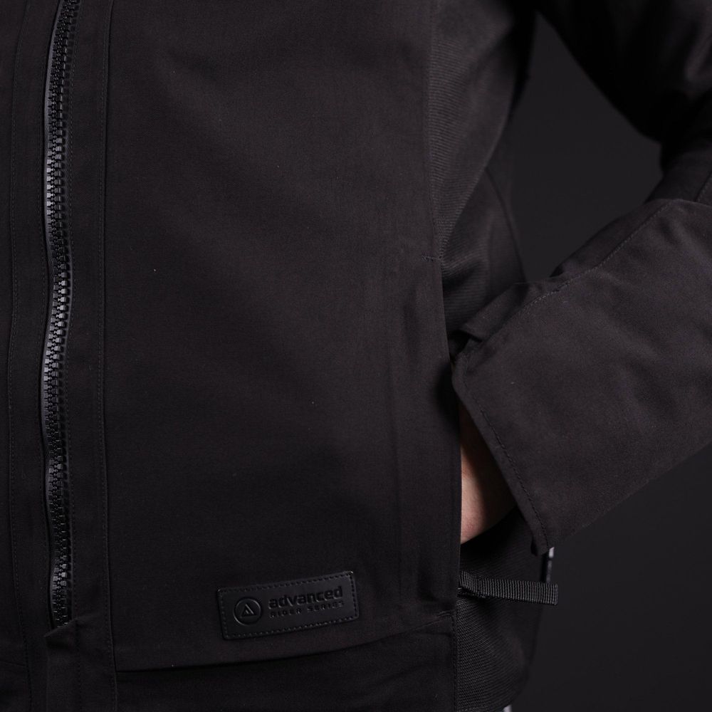 Oxford Mondial Street Dry2Dry Textile Jacket Black