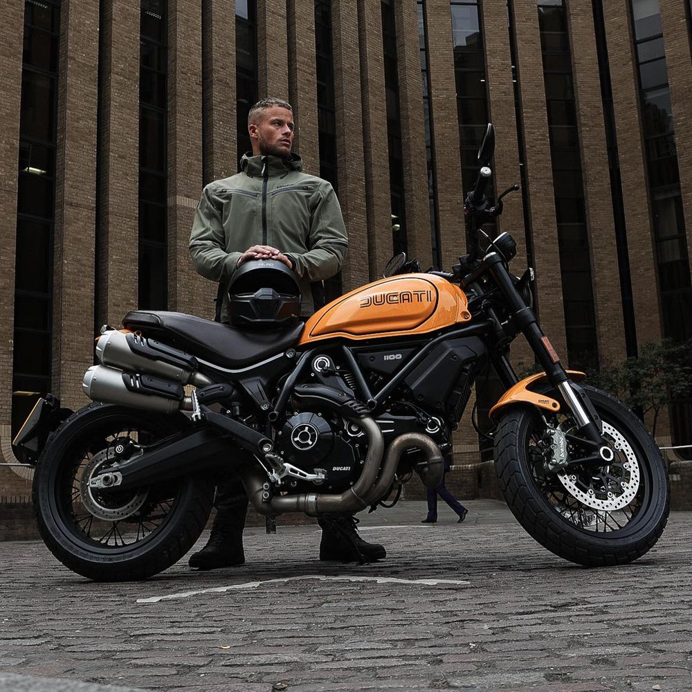 Oxford Mondial Street Dry2Dry Textile Jacket Khaki