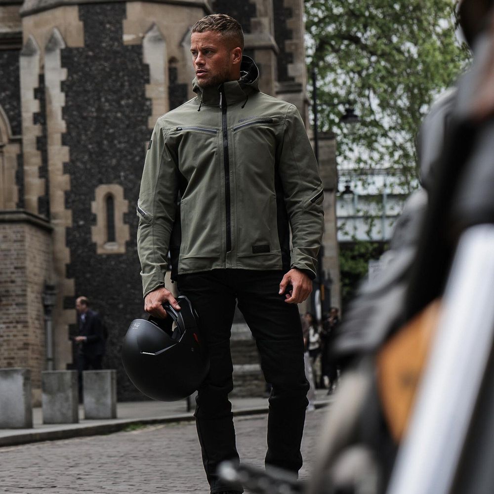 Oxford Mondial Street Dry2Dry Textile Jacket Khaki