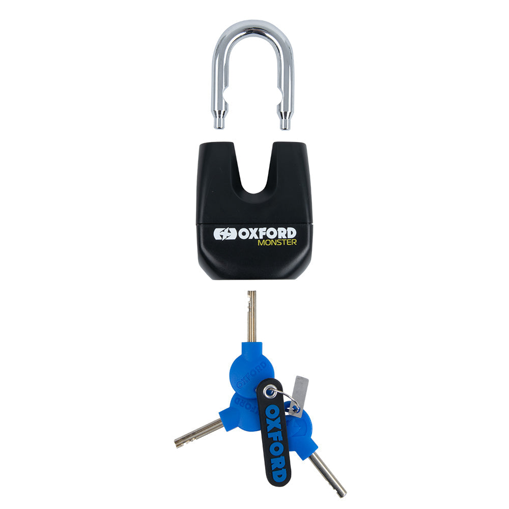 Oxford Monster 14mm Hex Chain & Padlock - 1.2m