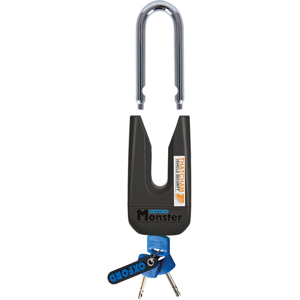 Oxford Monster Disc Lock Black - 11 mm Shackle