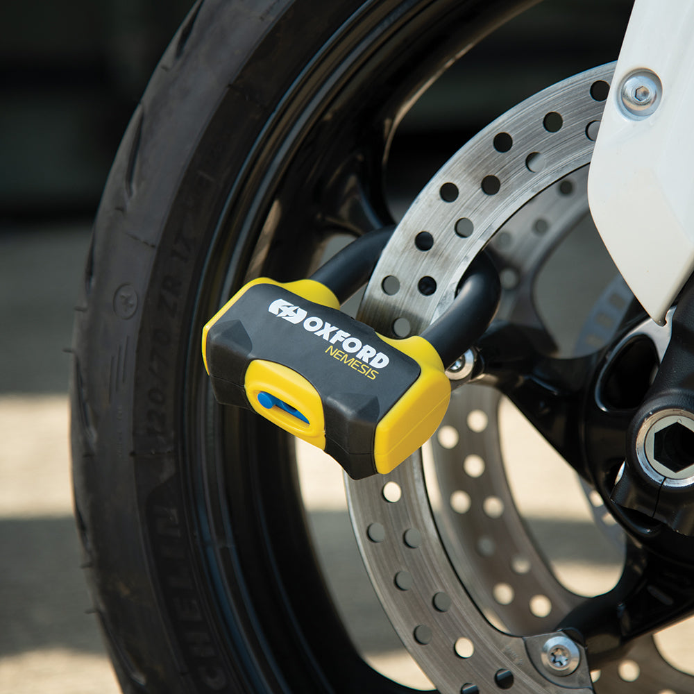 Oxford Nemesis Disc Lock Yellow / Black - 16mm