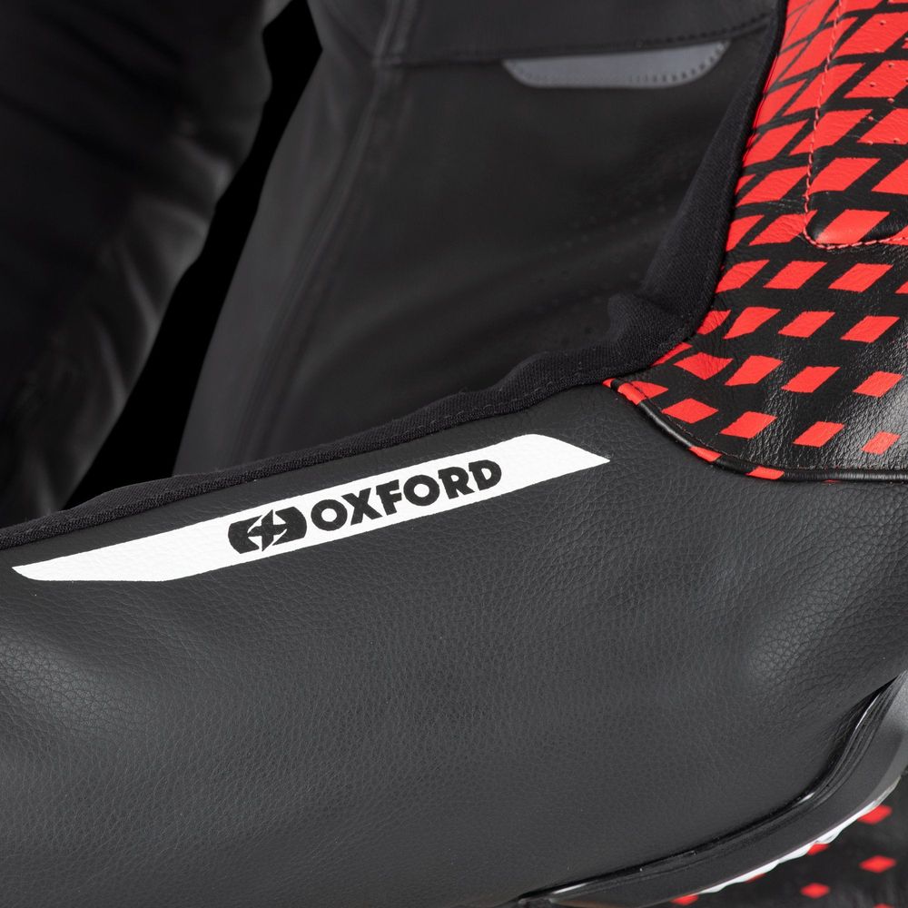 Oxford Nexus 1.0 Leather Jacket Black / Red