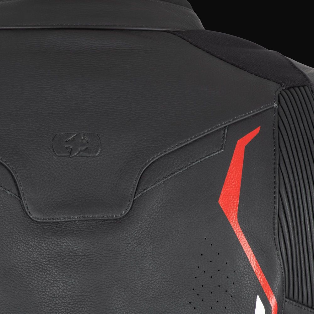 Oxford Nexus 1.0 Leather Jacket Black / Red