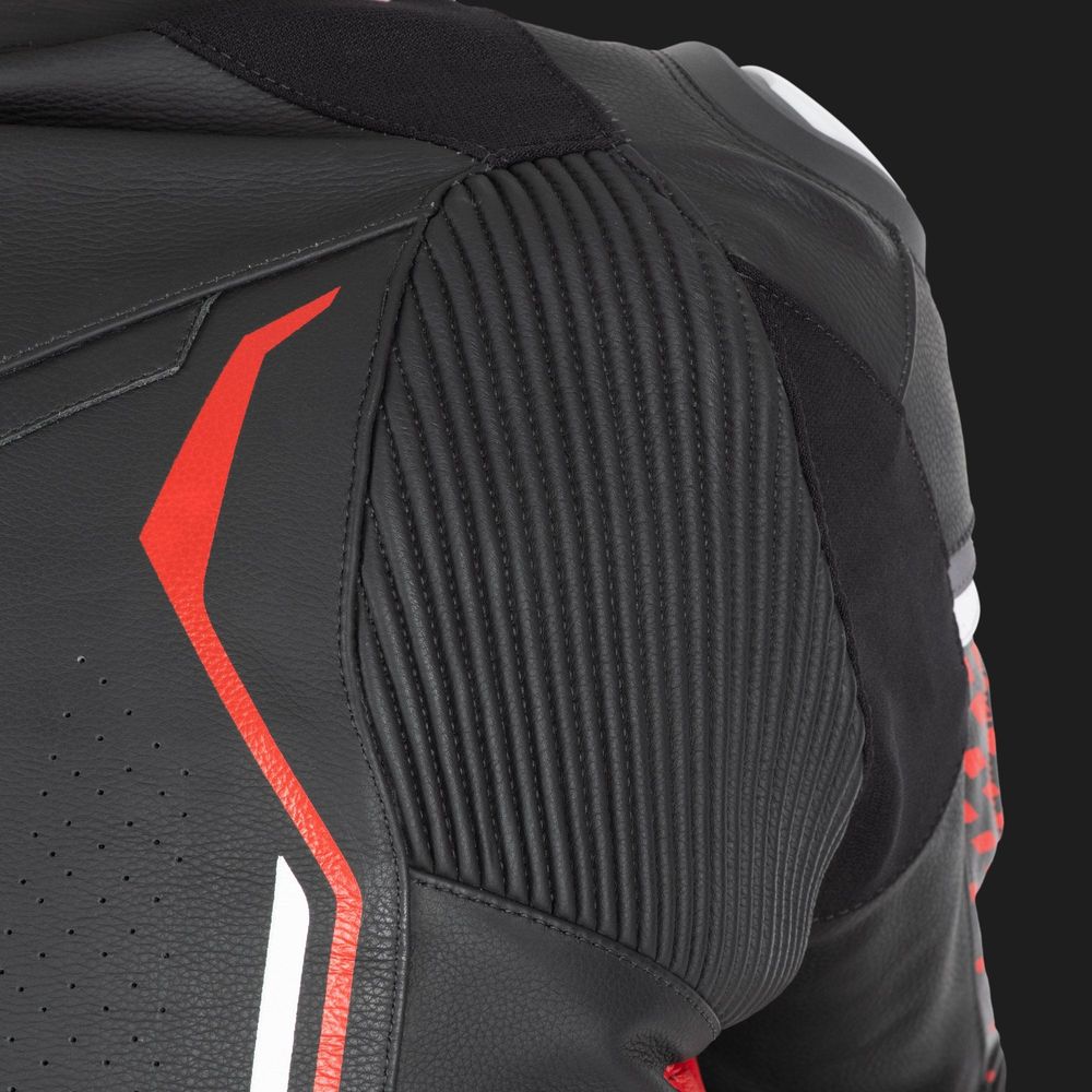 Oxford Nexus 1.0 Leather Jacket Black / Red