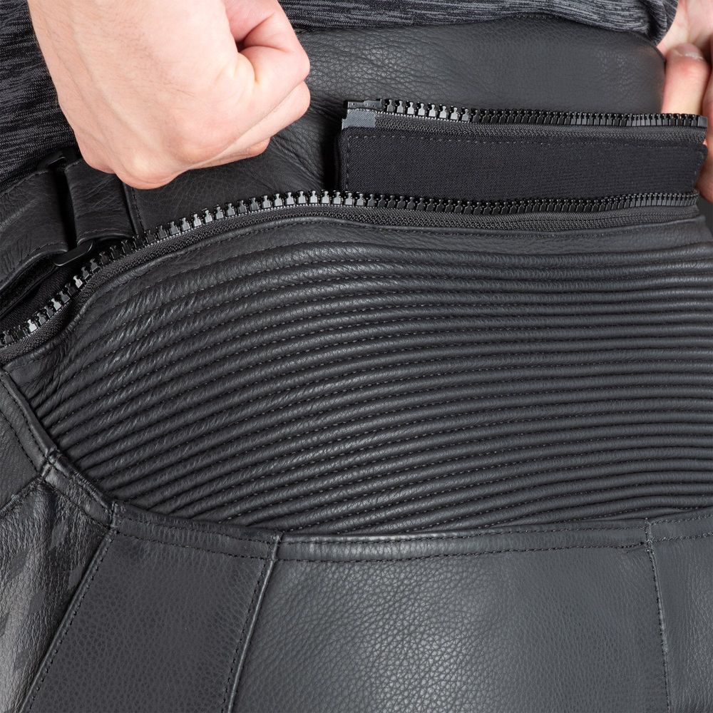 Oxford Nexus 1.0 Leather Trouser Black / White