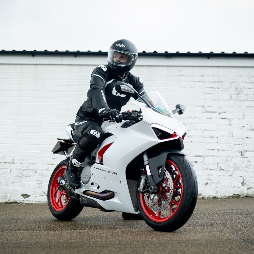 Oxford Nexus 1.0 Leather Trouser Black / White