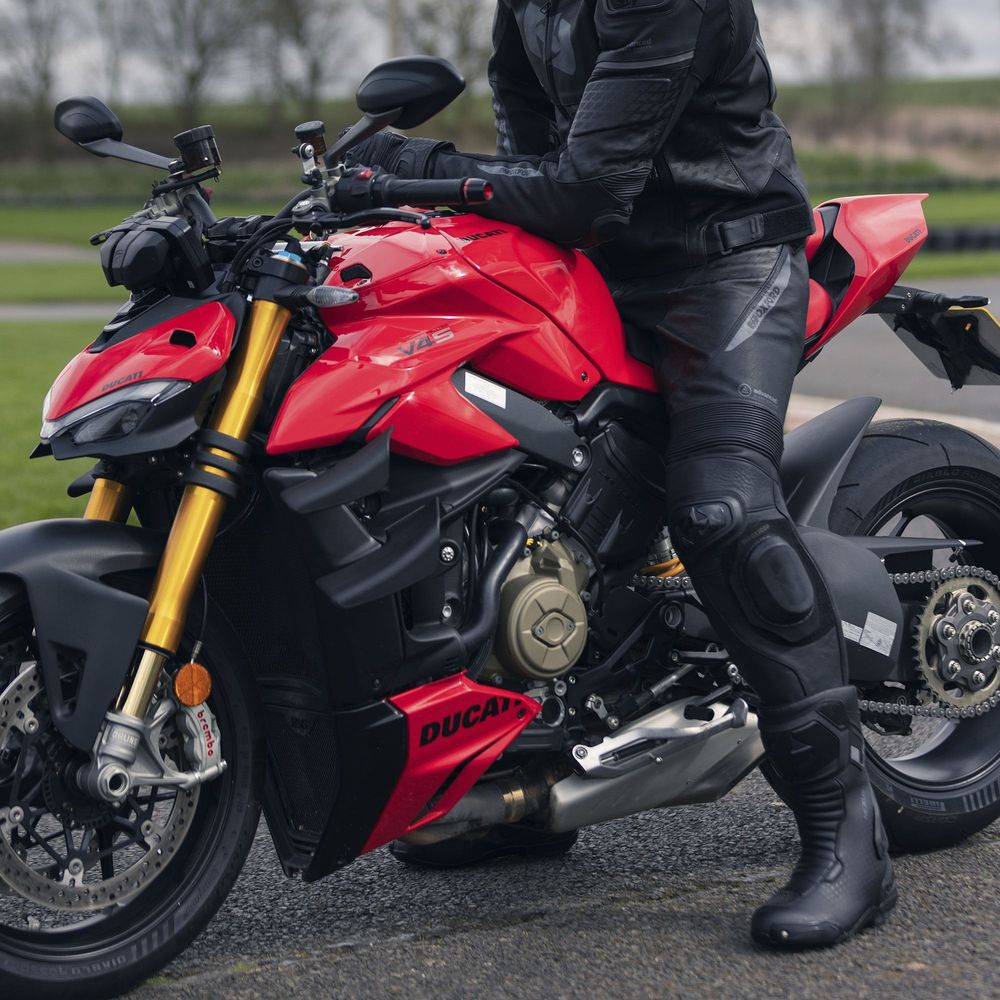 Oxford Nexus 1.0 Leather Trouser Stealth Black