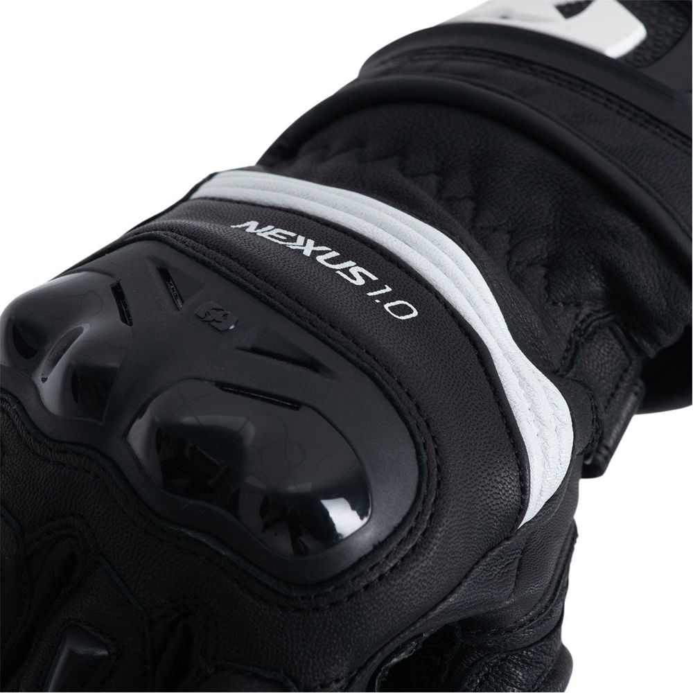 Oxford Nexus Leather Gloves Black / White