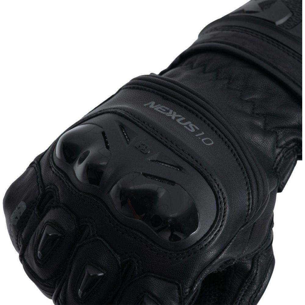 Oxford Nexus Leather Gloves Stealth Black