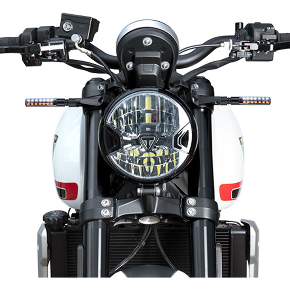 Oxford NightSlider Front Sequential Indicators Black With 2 Resistors