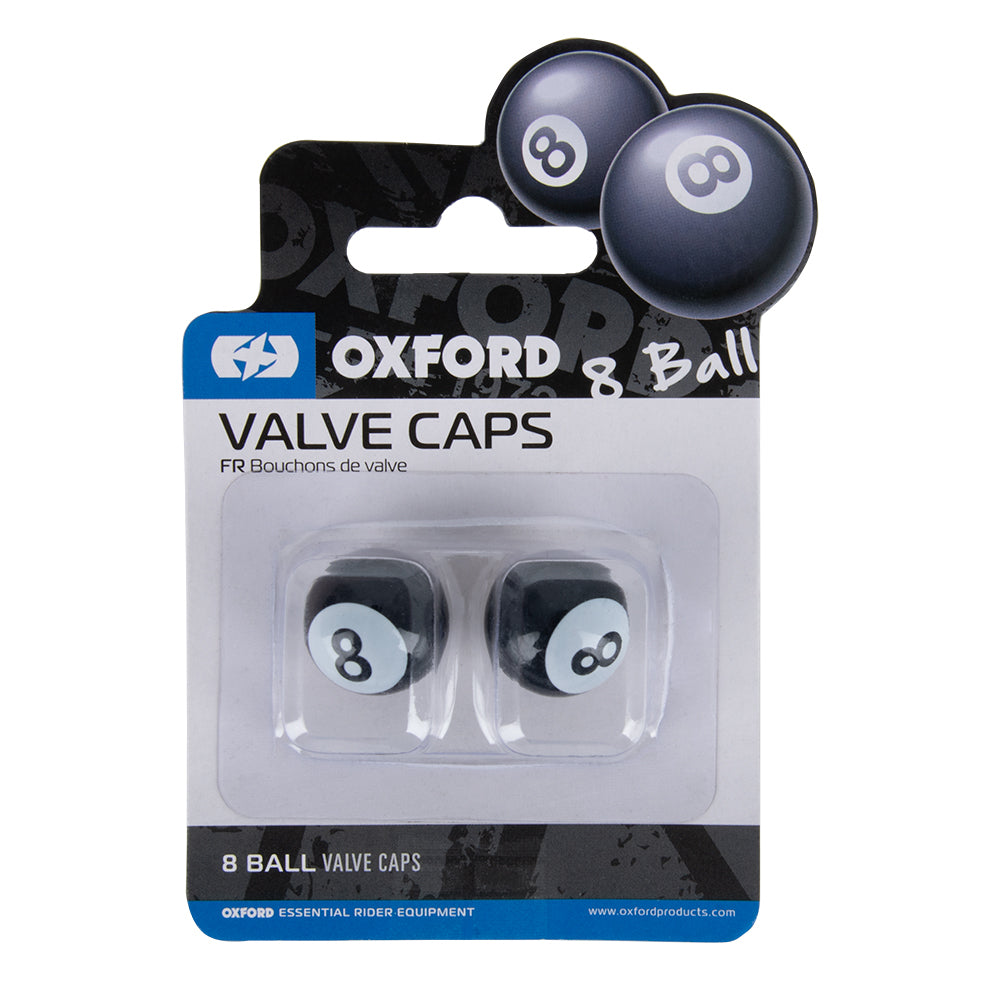 Oxford No 8 Ball Valve Caps Black