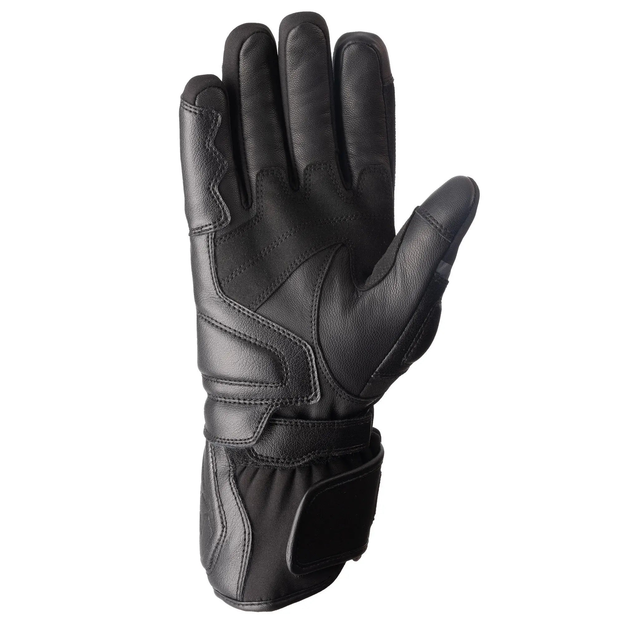 Oxford Omega 1.0 Dry2Dry Leather Gloves Black - FREE UK Shipping, FREE 365 Day Returns | Moto Central