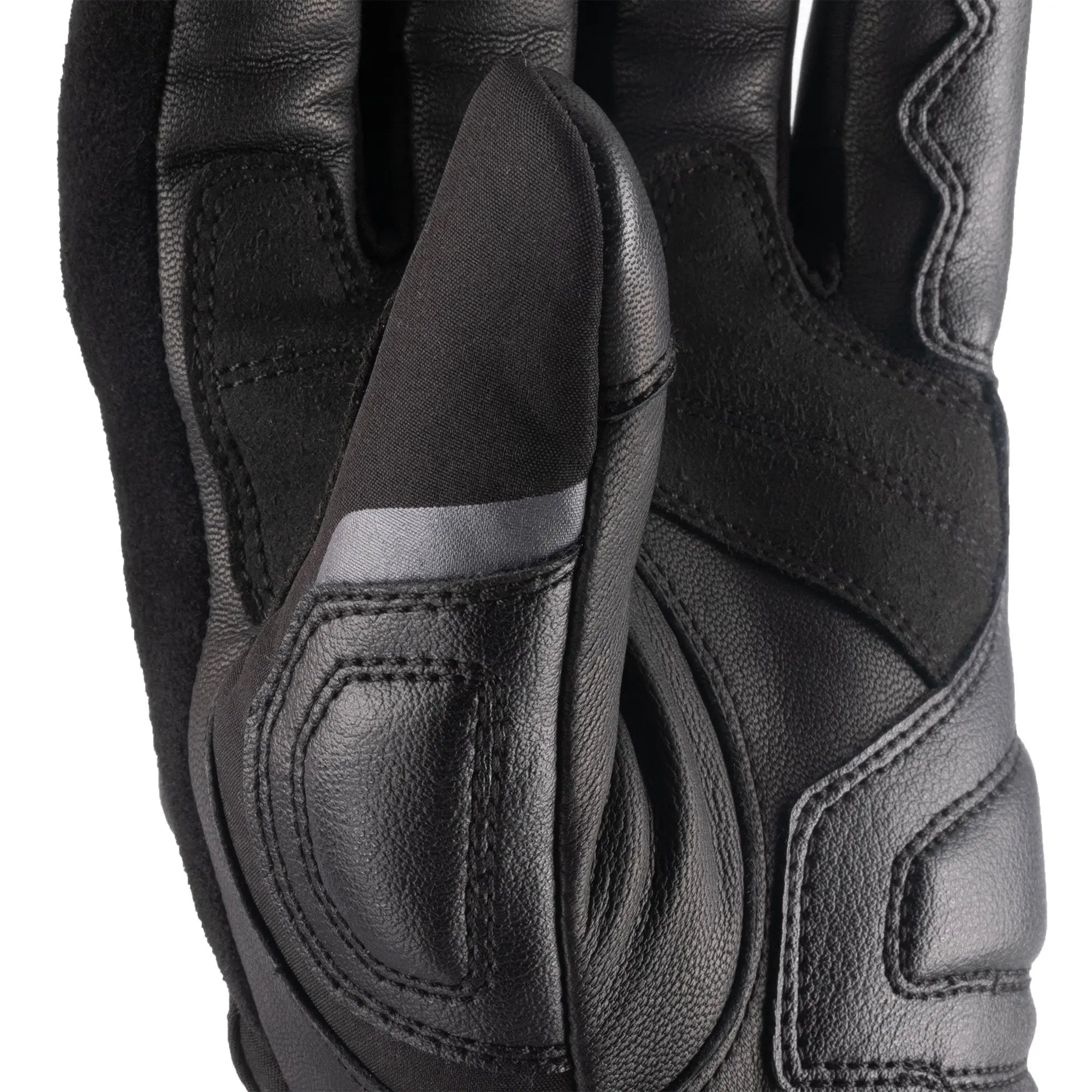Oxford Omega 1.0 Dry2Dry Leather Gloves Black - FREE UK Shipping, FREE 365 Day Returns | Moto Central