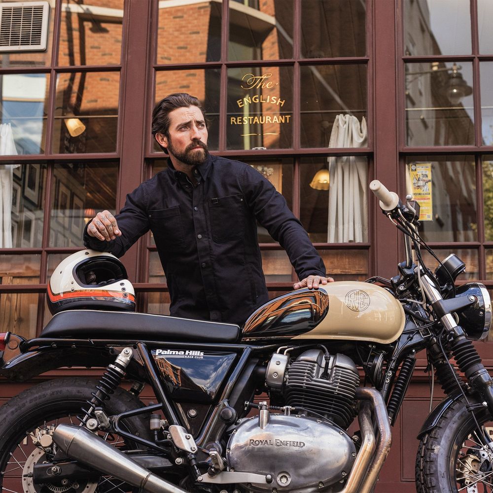 Oxford Original Approved AA Ridgeback Shirt Black