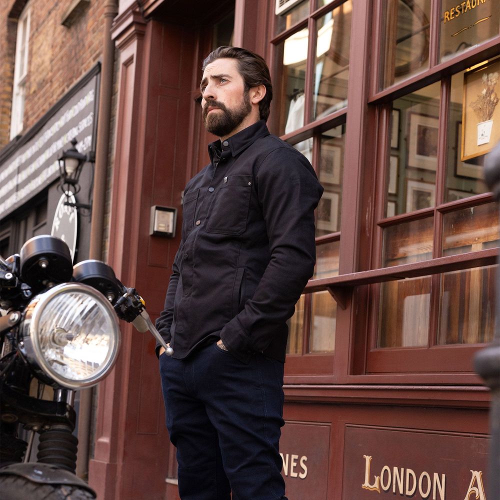 Oxford Original Approved AA Ridgeback Shirt Black