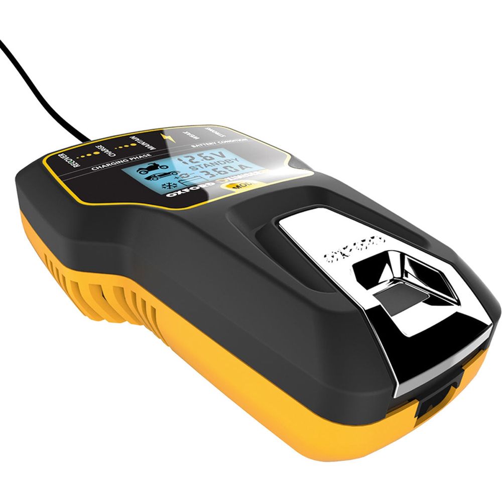 Oxford Oximiser 3X Advanced Battery Management System Black / Yellow - UK Plug