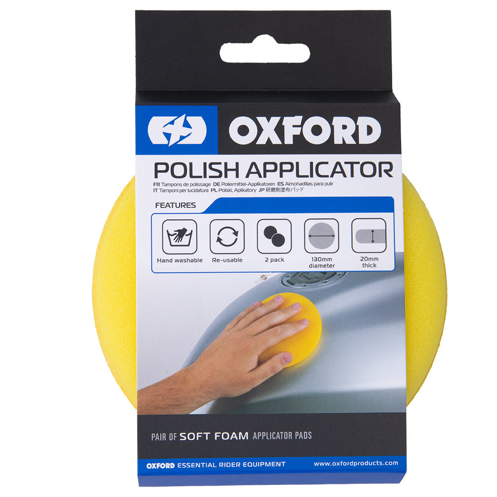 Oxford Polish Applicator Pads Yellow - Pack Of 2