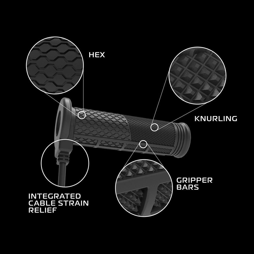 Oxford Pro Adventure HotGrips Black