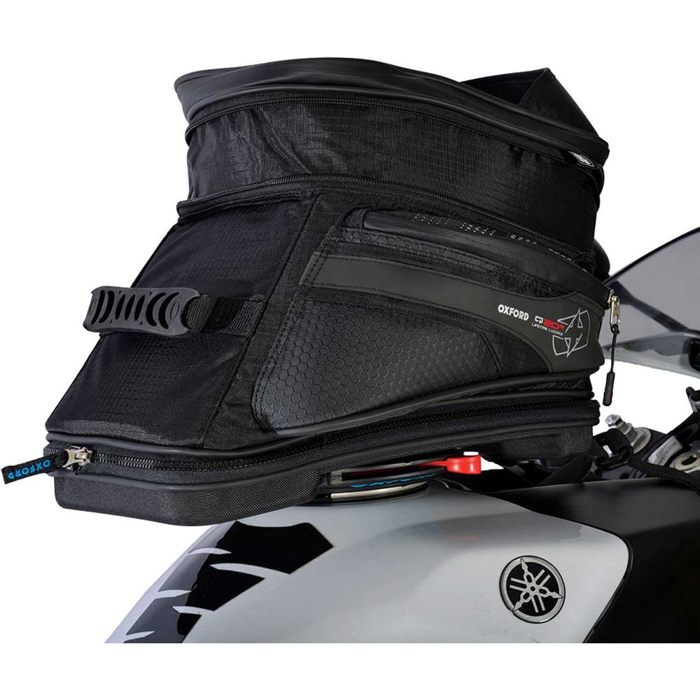 Oxford Q20R Quick Release Tank Bag Black - 20 Litres