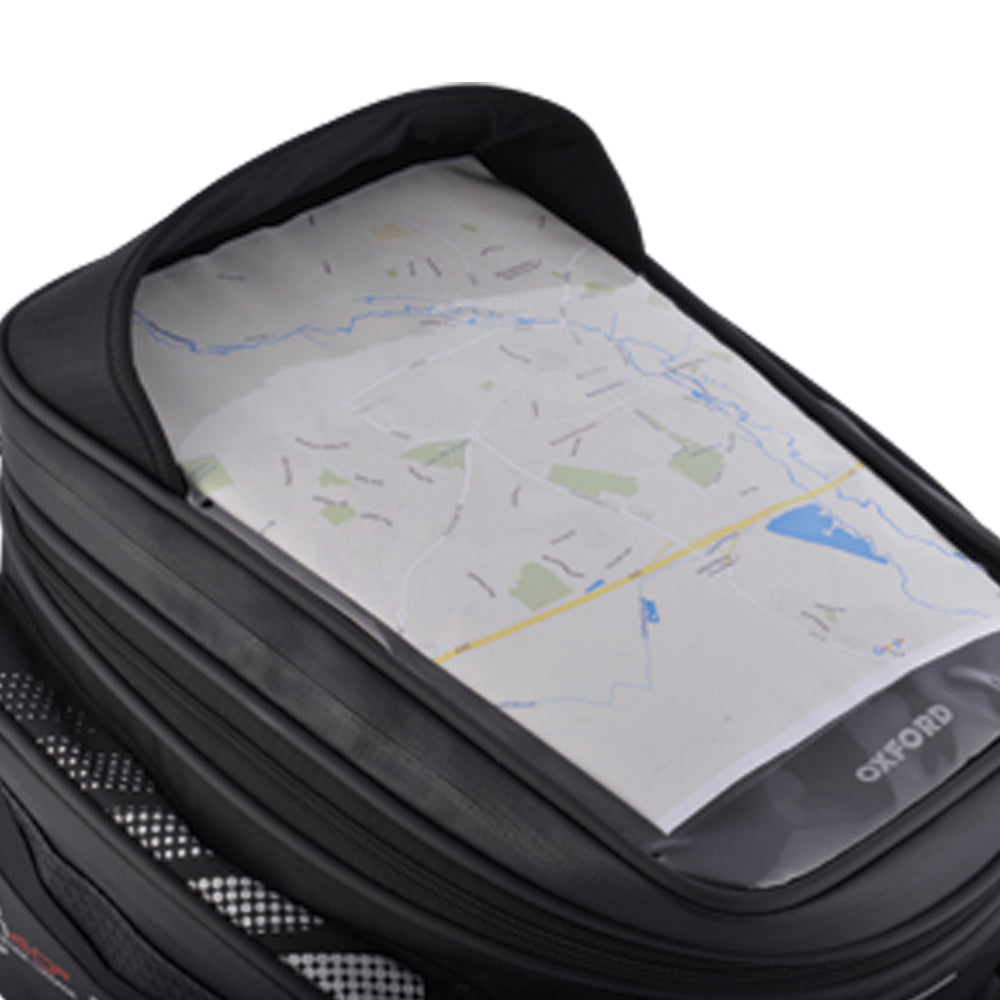 Oxford Q20R Quick Release Tank Bag Black - 20 Litres