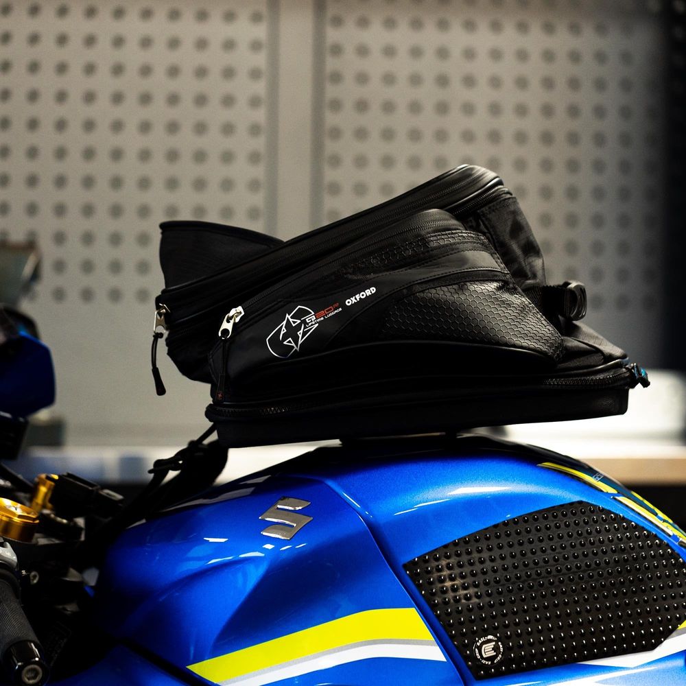 Oxford Q20R Quick Release Tank Bag Black - 20 Litres