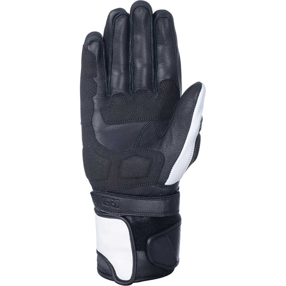 Oxford RP-2 2.0 Sports Long Leather Gloves Stealth Black / White / Red